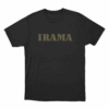 Irama Classic Gold Logo Unisex T Shirt Black