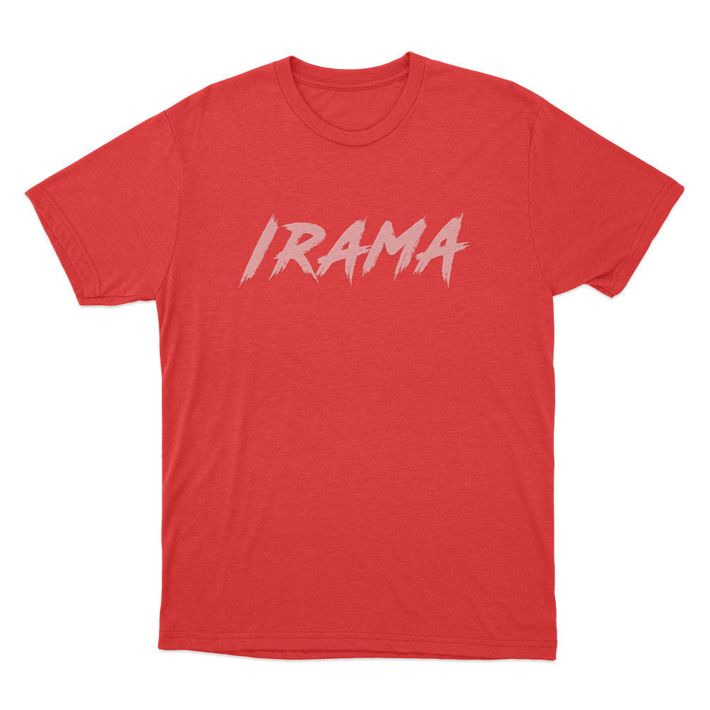 Irama Logo Unisex T Shirt Red Irama Logo Unisex T Shirt Red
