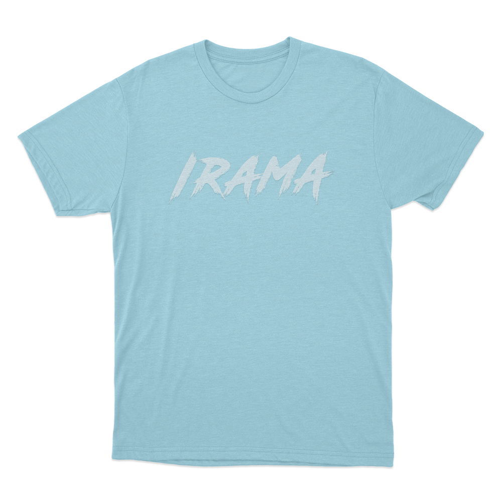 Irama Logo Unisex T Shirt Sky Blue Irama Logo Unisex T Shirt Sky Blue