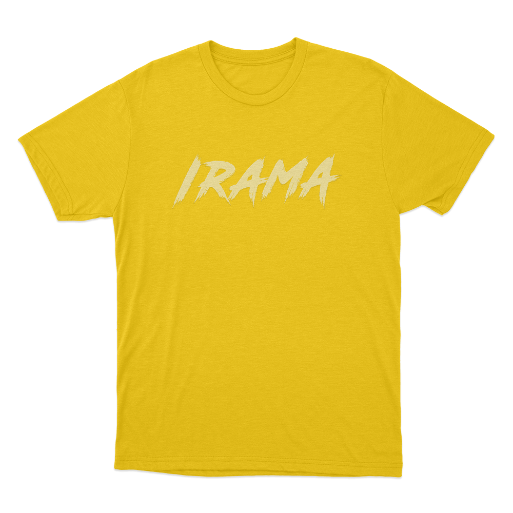 Irama Logo Unisex T Shirt Yellow Irama Logo Unisex T Shirt Yellow